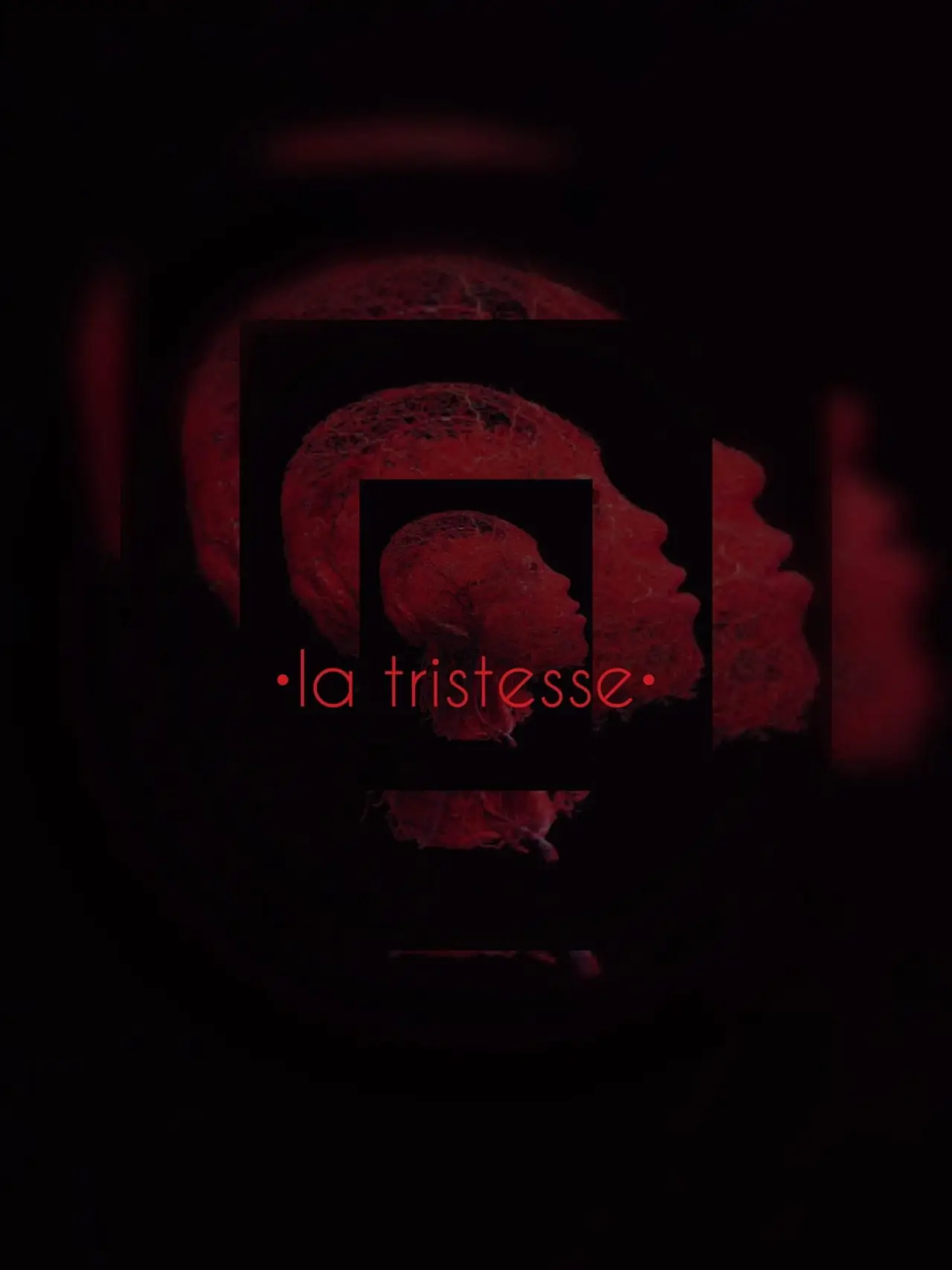 Movie poster "La Tristesse"