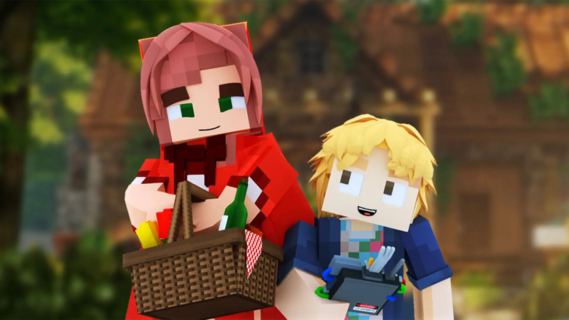 Watch film Little Red Riding Hood | ROTK&Auml;PPCHEN ★ Minecraft Animationsfilm | 4K Trailer