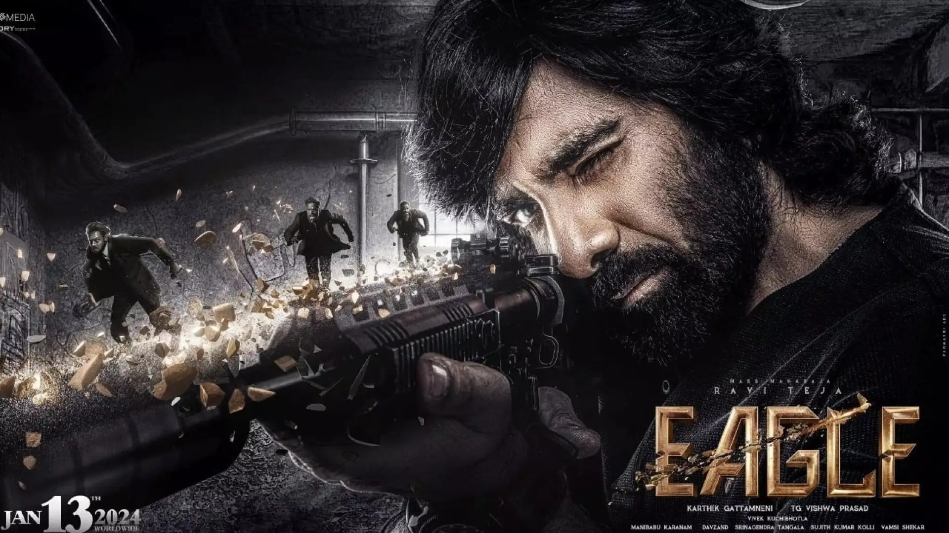 Watch film Eagle | Sahadev Hindi Trailer | Eagle | Ravi Teja | Kavya Thapar | Releasing on 13th Jan 2024