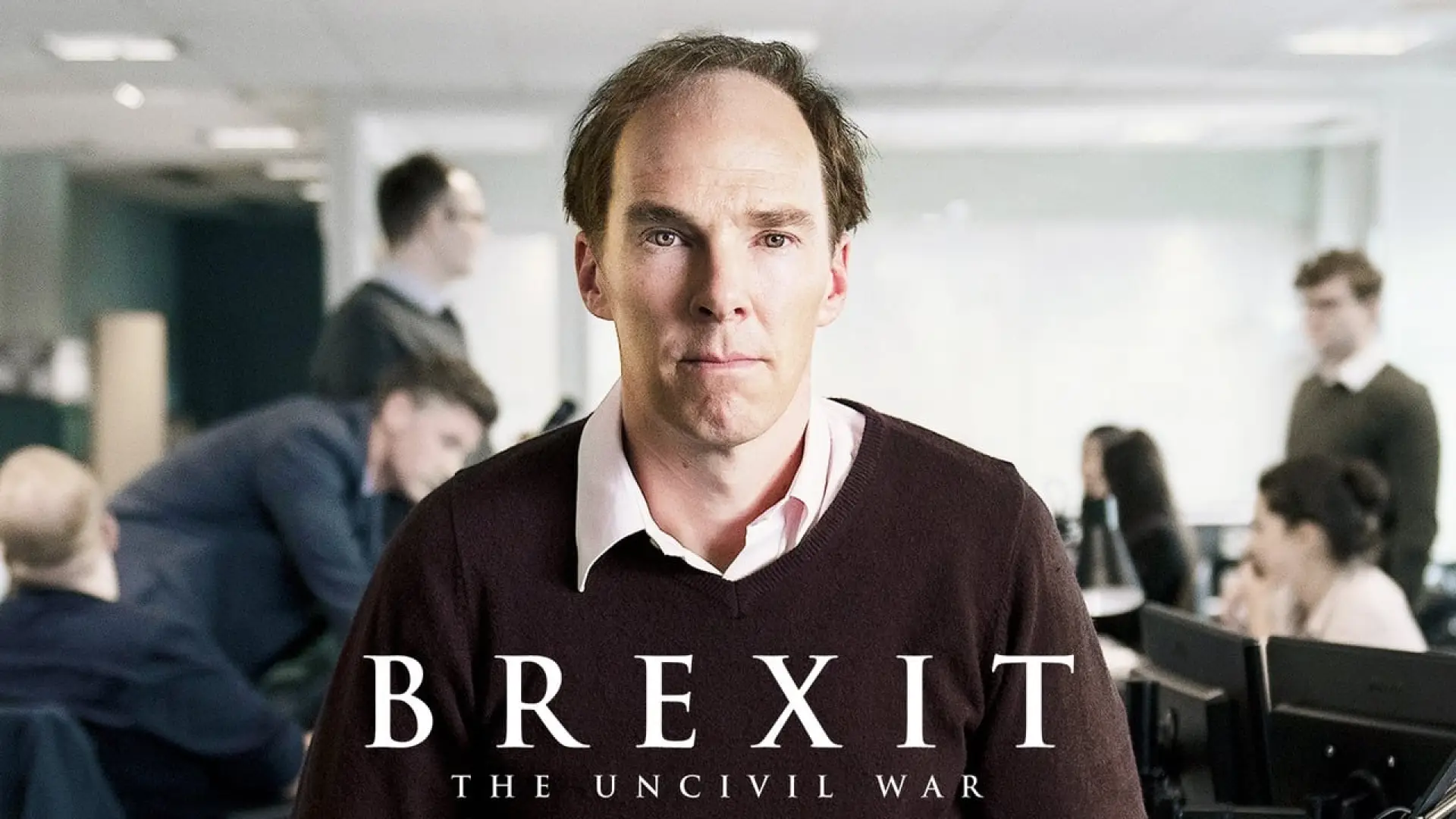 Watch film Brexit: The Uncivil War — Brexit: The Uncivil War - Benedict Cumberbatch (as Dominic Cummings) Shows Brexit Bus to Boris