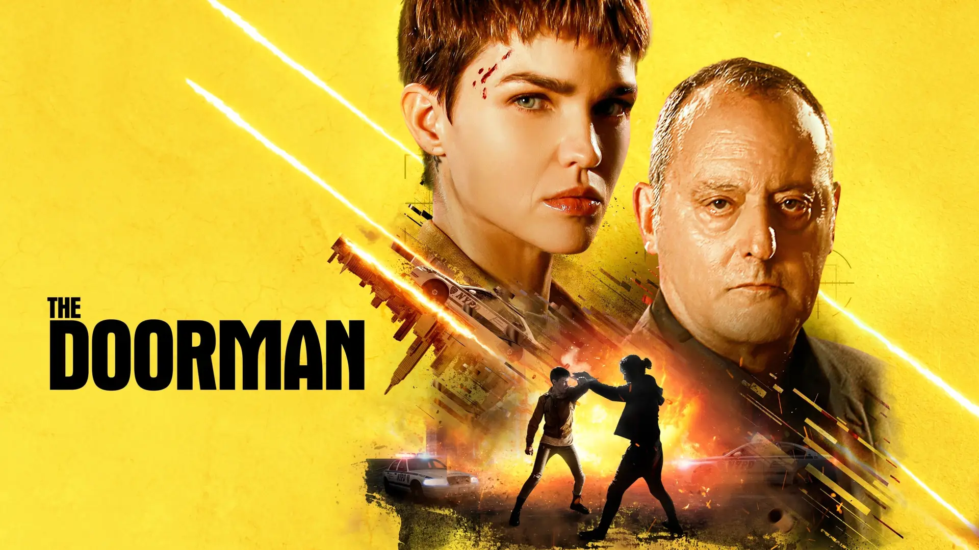Watch film The Doorman | Ruby Rose - Intro Shootout Clip - 60fs (1/6) | The Doorman - 2020 | Jean Reno | Action Cuts |