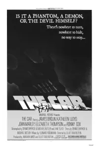 Poster to the movie "The Car" #781739