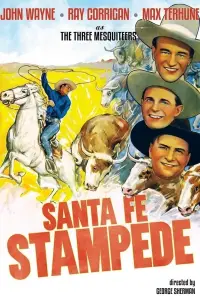 Poster to the movie "Santa Fe Stampede" #996728