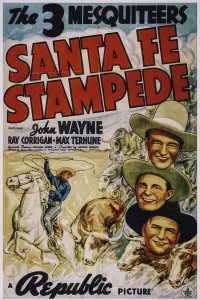 Poster to the movie "Santa Fe Stampede" #996731