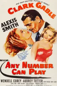Poster to the movie "Any Number Can Play" #1149214