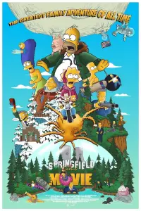 Poster to the movie "The Simpsons Movie" #930926