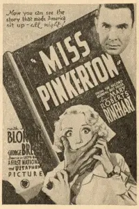 Poster to the movie "Miss Pinkerton" #1165432