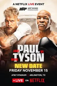 Poster to the movie "Jake Paul vs. Mike Tyson" #705931