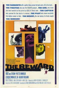 Poster to the movie "The Reward" #1100202