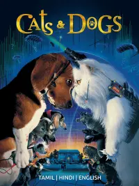 Poster to the movie "Cats & Dogs" #794127
