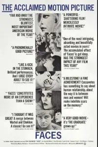 Poster to the movie "Faces" #1160905