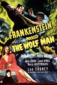 Poster to the movie "Frankenstein Meets the Wolf Man" #974967