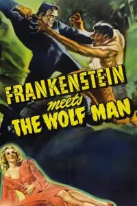 Poster to the movie "Frankenstein Meets the Wolf Man" #974993