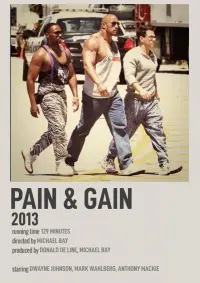 Poster to the movie "Pain & Gain" #806456