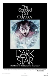 Poster to the movie "Dark Star" #771793