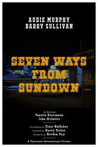 Poster to the movie "Seven Ways from Sundown" #969743