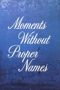 Poster to the movie "Moments without Proper Names" #1145098