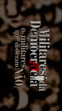 Poster to the movie "Militares da Democracia: Os Militares que disseram não" #1129256