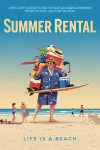 Poster to the movie "Summer Rental" #1028240