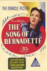 Poster to the movie "The Song of Bernadette" #1106810
