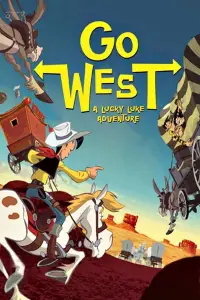 Poster to the movie "Go West: A Lucky Luke Adventure" #1170611