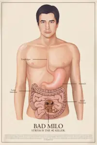 Poster to the movie "Bad Milo!" #1091794