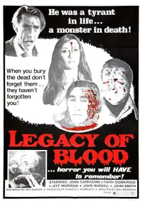 Poster to the movie "Blood Legacy" #1173051