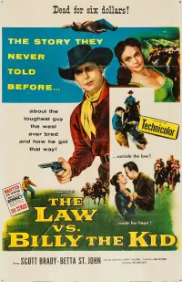 Poster to the movie "The Law vs. Billy the Kid" #1128676