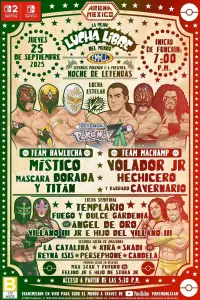 Poster to the movie "CMLL x Pokémon Legends: Z-A" #928226