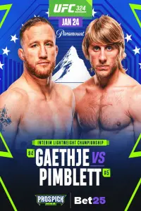 Poster to the movie "UFC 324: Gaethje vs. Pimblett" #1167861