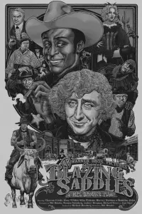 Poster to the movie "Blazing Saddles" #948343