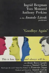 Poster to the movie "Goodbye Again" #1161658