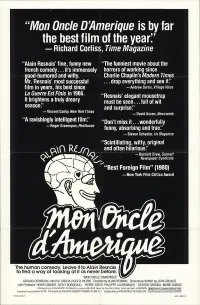 Poster to the movie "My American Uncle" #936560