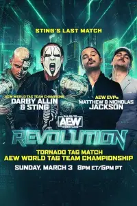 Poster to the movie "AEW: Revolution" #740224