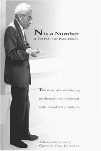 Poster to the movie "N is a Number: A Portrait of Paul Erdős" #1191649