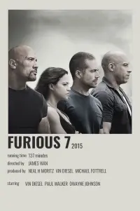 Poster to the movie "Furious 7" #853158