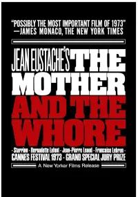 Poster to the movie "The Mother and the Whore" #1002135