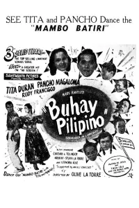 Poster to the movie "Buhay Pilipino" #1162871