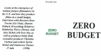 Backdrop to the movie "Zero Budget" #865156