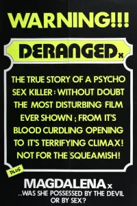 Poster to the movie "Deranged" #947229