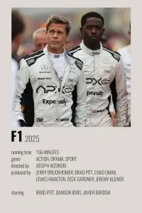 Poster to the movie "F1" #1011908