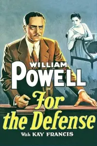 Poster to the movie "For the Defense" #994038