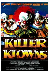 Poster to the movie "Killer Klowns from Outer Space" #682531