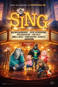 Poster to the movie "Sing" #643011