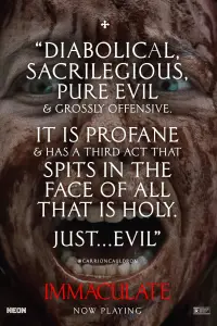 Poster to the movie "Immaculate" #926675