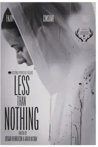 Poster to the movie "Less Than Nothing" #914210
