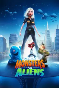 Poster to the movie "Monsters vs Aliens" #934008