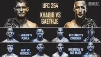 Backdrop to the movie "UFC 254: Khabib vs. Gaethje" #720479
