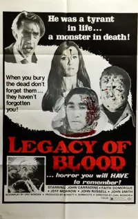 Poster to the movie "Blood Legacy" #1173049
