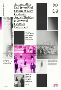 Poster to the movie "Aaron and His Dad Try to Find Closure & Lucy Celebrates Andie’s Birthday at Universal CityWalk Hollywood" #1010083